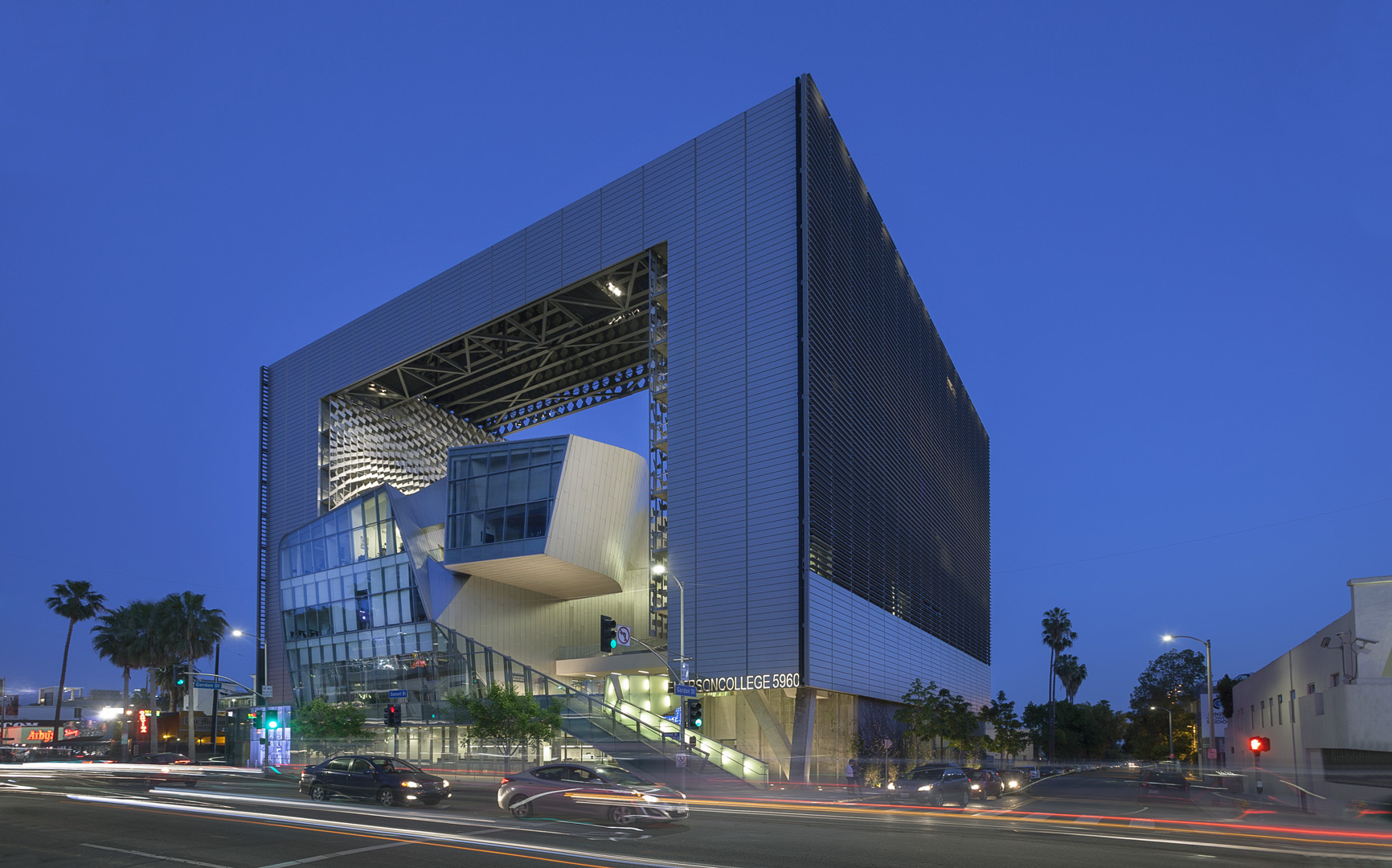 Emerson College in Hollywood photographed by Los Angeles Architectural Photographer Patrick Price