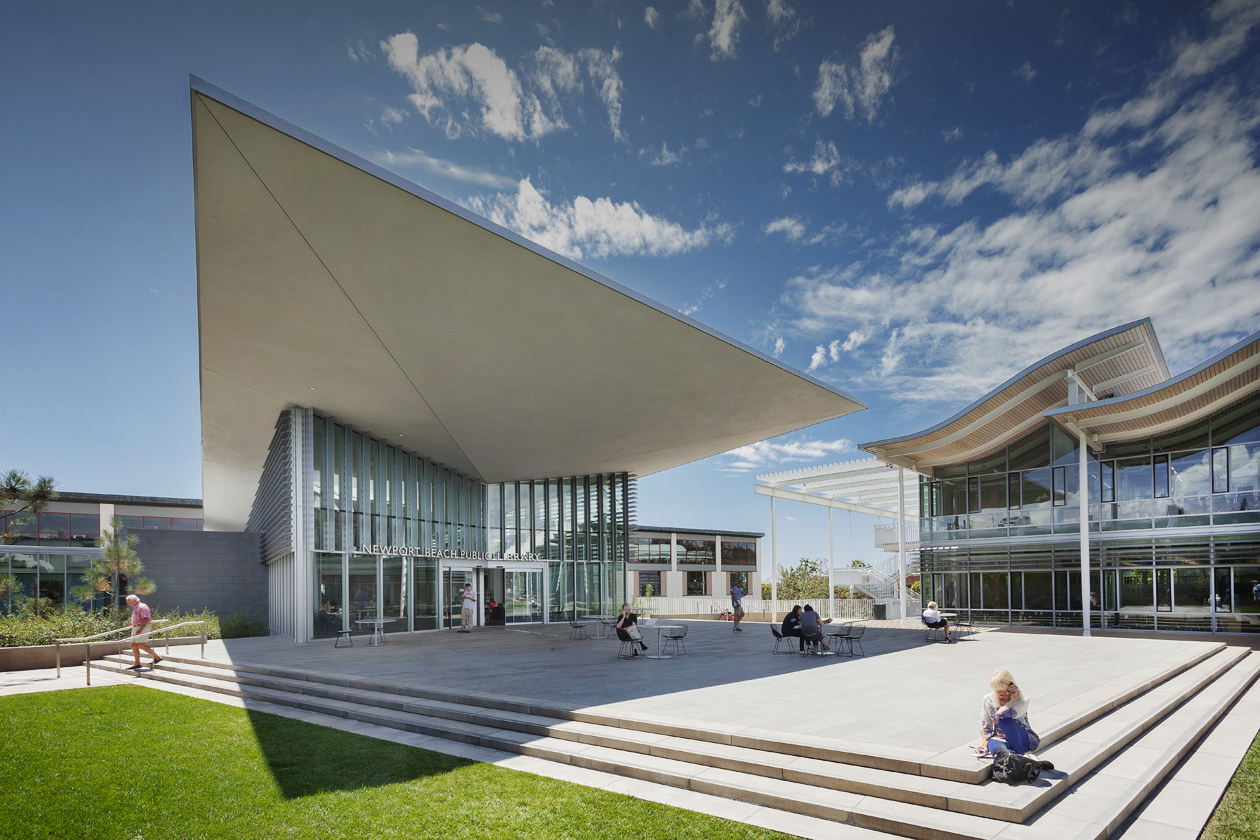 Newport Beach Civic Center & Public Library - Bohlin Cywinski Jackson Architects - Orange Country Architectural Photographer