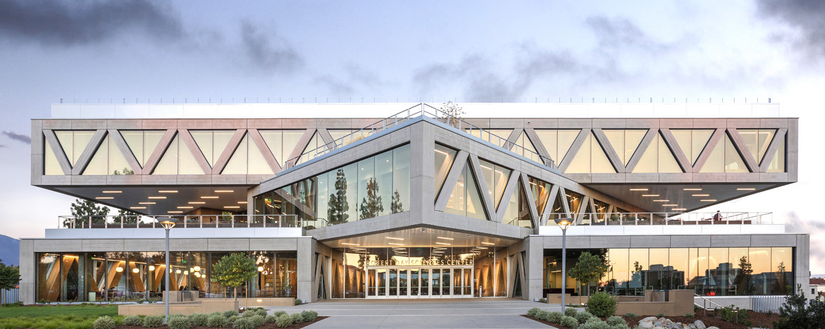 Claremont McKenna College Robert Day Sciences Center designed by Bjarke Ingels Group Photographed by Patrick W. Price Los Angeles Architectural Photographer