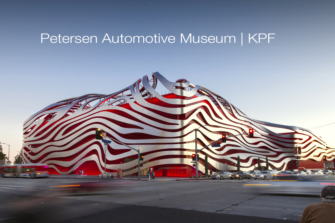 Petersen Automotive Museum by Kohn Pedersen Fox Architects  - captured by LA Architectural Photographer Patrick W. Price