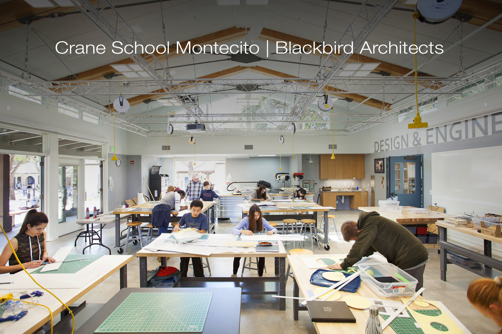 Blackbird Architects designed Crane Country Day School in Montecito photographed by Santa Barbara Interiors Photographer Patrick W. Price