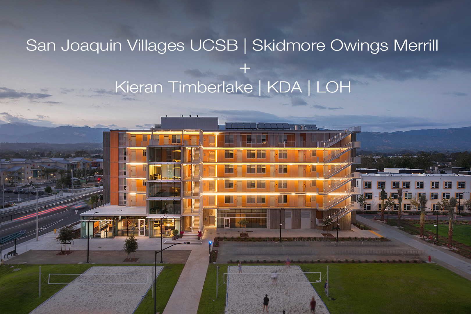 UC Santa Barbara San Joaquin Village by Skidmore Owings & Merrill by Santa Barbara Architectural Photographer Patrick W. Price 