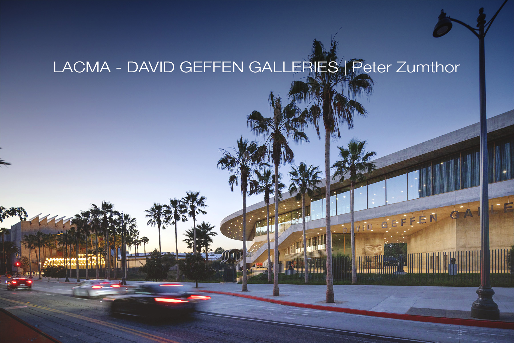 LACMA David Geffen Galleries designed by Peter Zumthor - Photographed by Los Angeles Architectural Photographer Patrick W. Price 